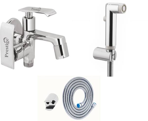 Prestige Qubix Bib Cock 2 Way With Push Button Health Faucet Qubix Bib Cock 2 Way With Push Button Health Faucet Twin Elbow Valve Faucet