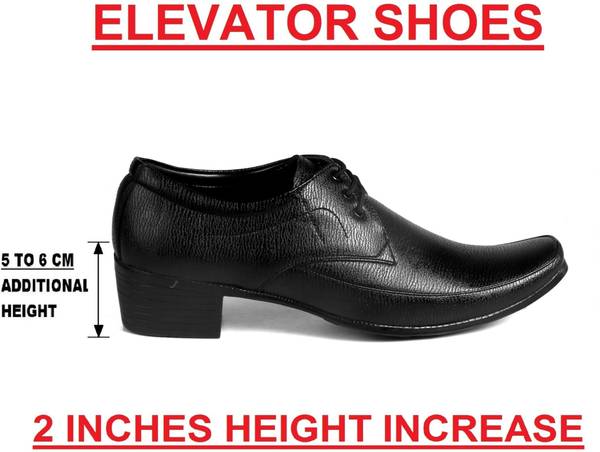 BXXY Men s Black Height Increasing Formal Shoes Derby For Men