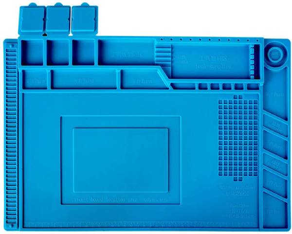 Svojas Professional Large soldering Mat (55x35cm) Repair Silicone Magnetic Work Mat For Cell Phone DIY, Computer, Electronics Welding Heat Resistant A...