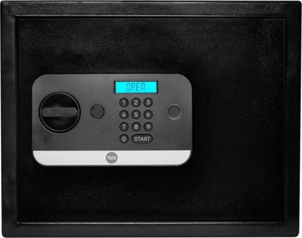 Yale Stellar 16 Litres Biometric Safe Locker for Home & Office - Black Safe Locker