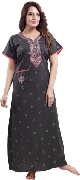 TRUNDZ Women Nighty