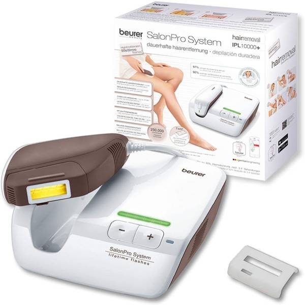 Beurer SALON PRO IPL 10000+ LASER HAIR REMOVAL Body Groomer 60 min Runtime 1 Length Settings