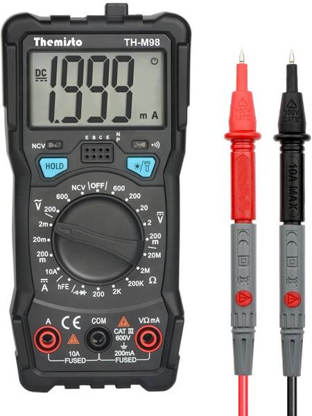 Themisto TH-M98 Digital Multimeter Digital Multimeter  (Black 2000 Counts)