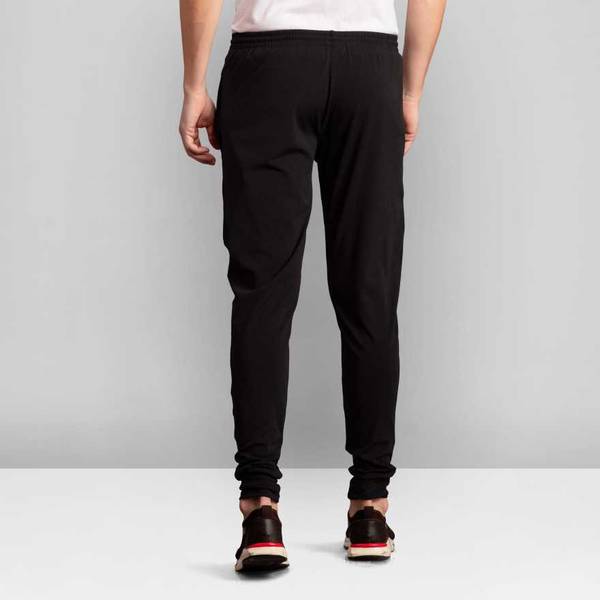 sti Solid Men Black Track Pants