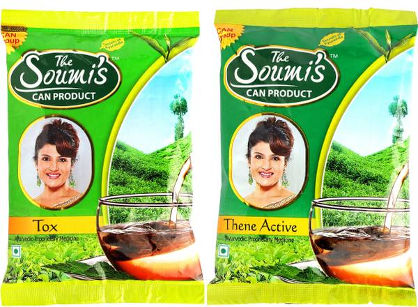 The Soumi's Can Product WEIGHT-LOSS-FRIENDLY COMBO (TOX TEA 1 PACKET & THENE ACTIVE TEA 1 PACKET)