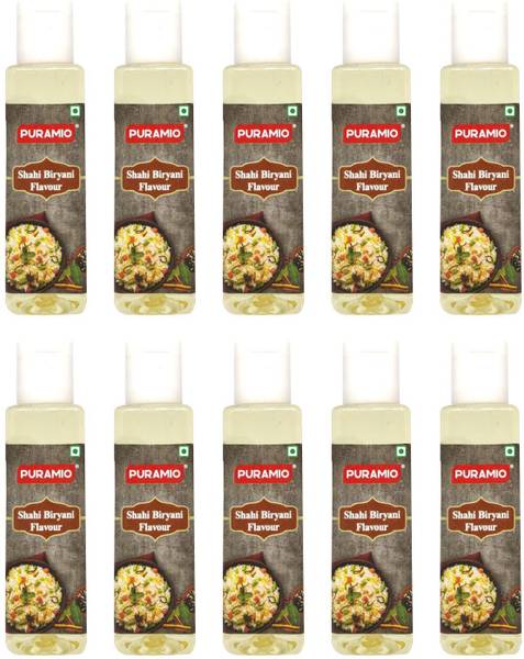 PURAMIO Shahi Biryani Flavour, 30ml Each (Pack of 10)- Biriyani Masala Liquid Food Essence