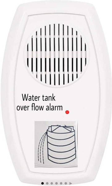 AJ Water Over Flow Tank Alarm - (Dull White) Wired Sensor Security System