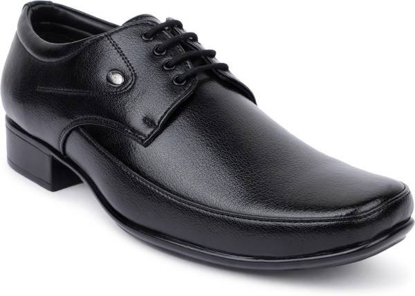 action Dotcom Synthetic Leather Comfortable Derby Formal Shoes Lace Up Shoes For Men