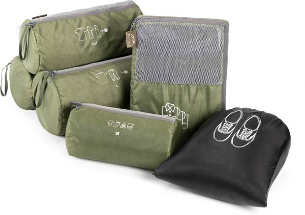 Tripole Organizer Packs - Cylindrical Shaped for Rucksacks - Set of 6