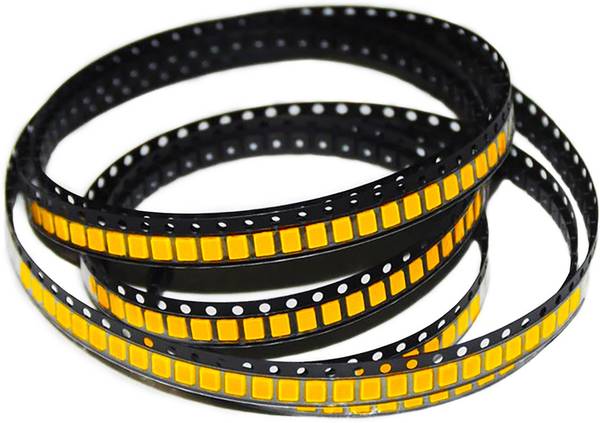 TCS 200pcs 2835 Warm White SMD LED 0.5W 3V-3.6V 50-65lm Light Electronic Hobby Kit