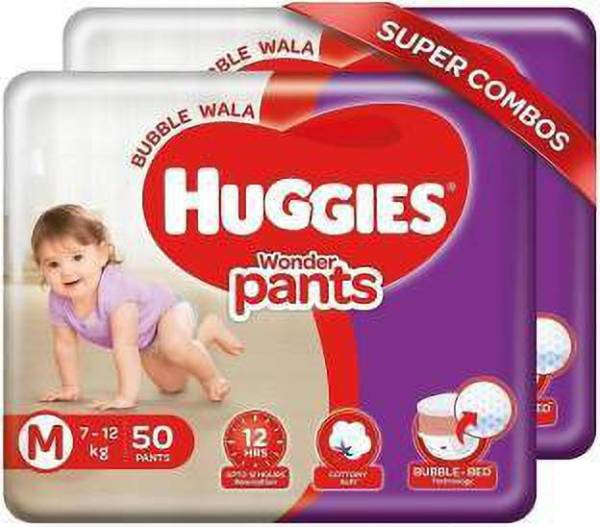 Huggies Dry Pants_M 50_Combo - M