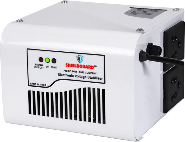 SHIELDGUARD Classic Voltage Stabilizer for 55 Inch LED/LCD TV + Set-Top Box (100% Copper) Voltage Stabilizer