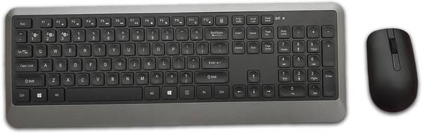 HP 1F0C8PA Bluetooth Full-size Keyboard and Optical Mouse Combo with Spill Resistant Design Bluetooth Multi-device Keyboard  (Black, Grey)