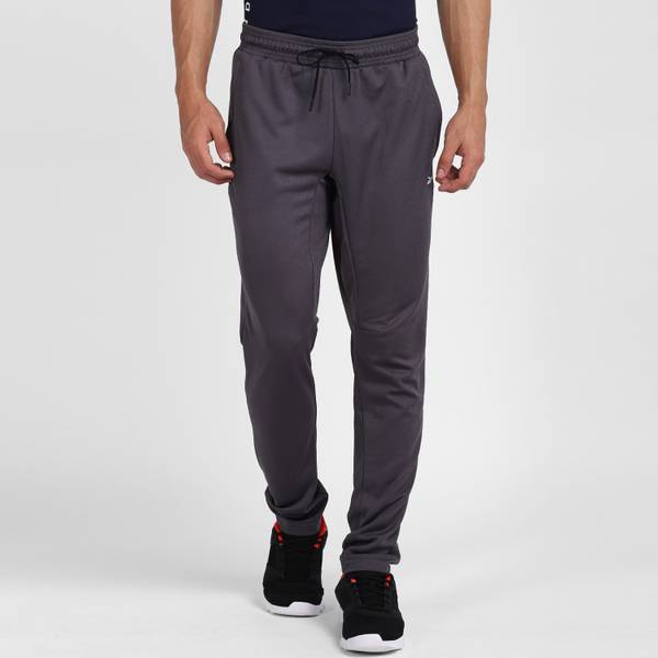 Reebok solid sale men's track pants