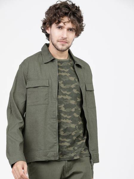 HIGHLANDER Full Sleeve Solid Men Jacket