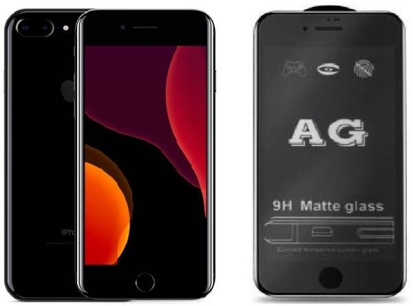 INCLU Edge To Edge Tempered Glass for Anti Fingerprint Matte Finishing Glass For Apple Iphone 7 Plus