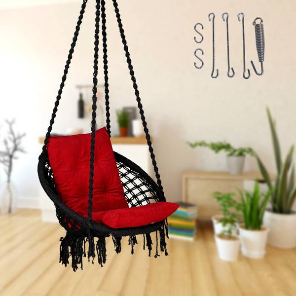 Curio Centre Swing with L Cushion Spring Kit Cotton Large Swing