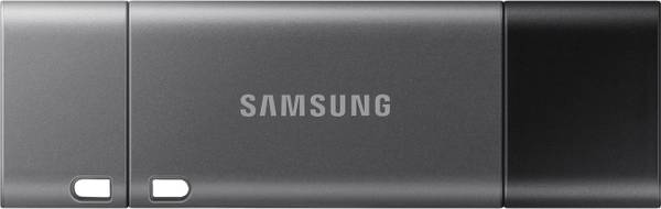 SAMSUNG DUO Plus 32GB Type-C 200MB/s USB 3.1 Flash Drive (MUF-32DB) 32 GB Pen Drive  (Grey)