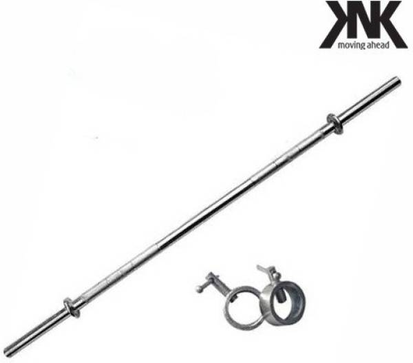 KNK 3ft 19 MM Straight Rod For Biceps Triceps Home Gym Weight Lifting Bar