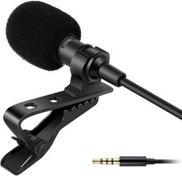 JBE 3.55 mm Clip Microphone | Vlogging | Lecturers| Conference Call | News Reporting Microphone Collar Mic Camera Microphone Mike