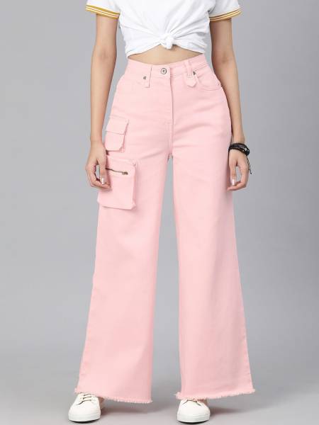 Roadster Boot-Leg Women Pink Jeans