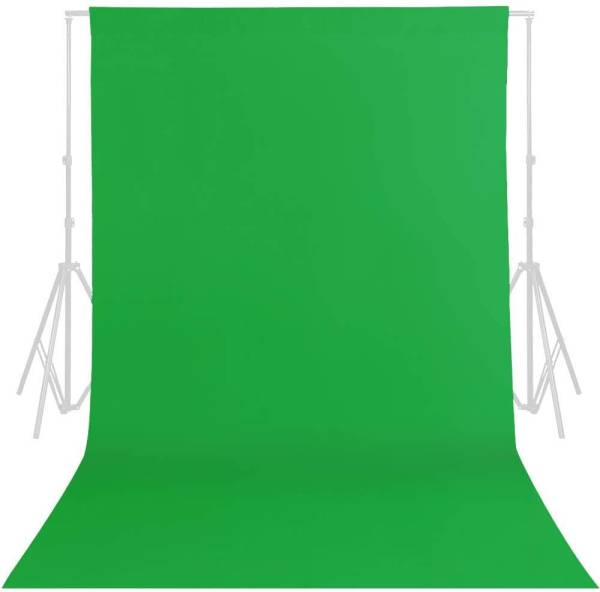 Stookin 8FTX14FT Green Backdrop Background Rod Pocket for Photography Backdrop,Photoshoot Background,Video production, Home Decoration,Weddings, Narti...