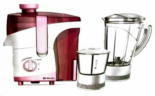 BAJAJ by BAJAJ JX 20 JX20 500 Juicer Mixer Grinder (2 Jars, WHITE PINK)