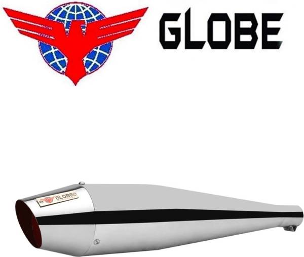 Globe Exhaust Royal Enfield, Universal For Bike Classic Desert Storm, Classic 350, Classic 500, Classic Chrome, Thunder Bird 350, Thunder Bird 500, Su...