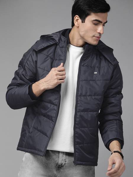 Roadster full sleeve outlet solid men's jacket