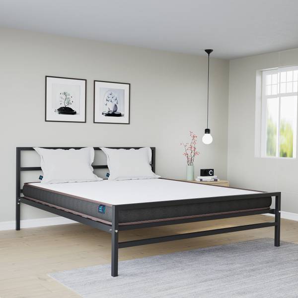 Nilkamal SLEEP Striker + Lite Mattress Metal King Bed