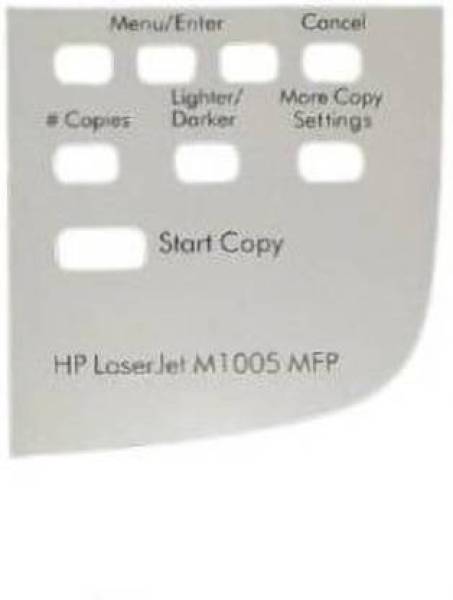 Krishna Toner H/P P1005 MFP PANEL DISPLAY STICKER Grey Ink Toner