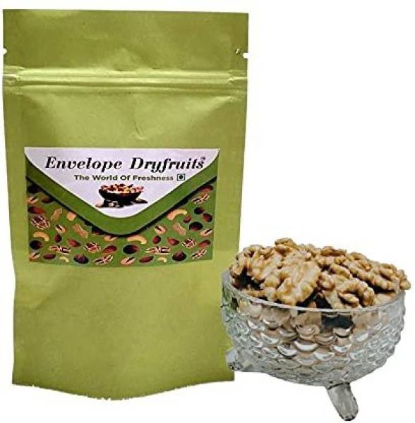 Envelope Dryfruits HIMACHALI PREMIUM WHITE AKHROT GIRI WALNUT KERNELS 800 GRAMS VACCUM PACK Walnuts