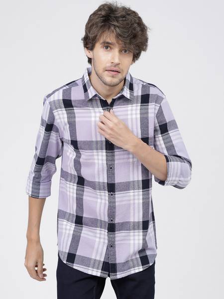 HIGHLANDER Men Checkered Casual Multicolor Shirt