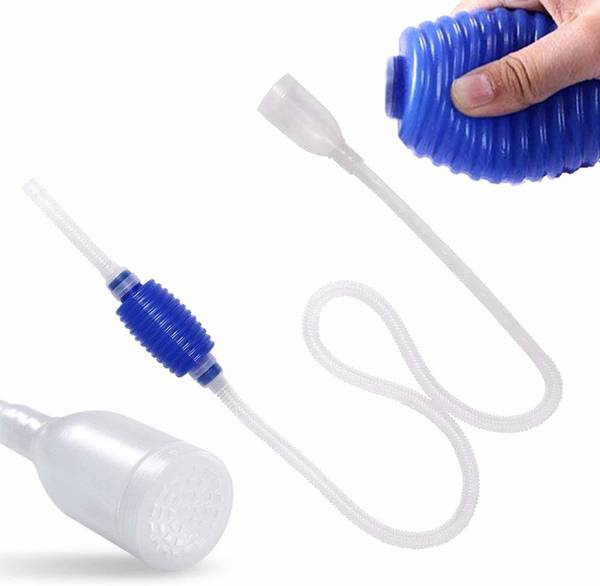 NATLIS Aquarium Fish Tank Siphon Vacuum Water Pump Gravel Cleaner Kit Replace Change Your Water in Minutes Undergravel Aquarium Filter