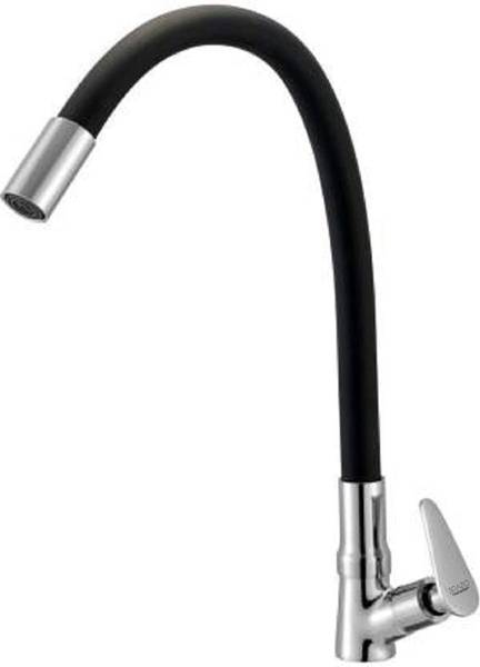 Spazio Vignette Flexo SmartBuy Flexible Brass Swan Neck Flxo Play With 360 Degree Flexible Silicon Hose & Single Flow Pattern, Hot/Cold Water For Kitc...
