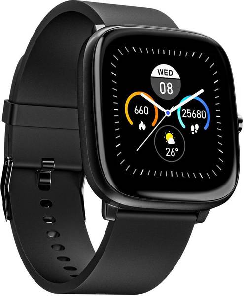 Noise ColorFit Qube SpO2 Smartwatch Black Strap Regular Price