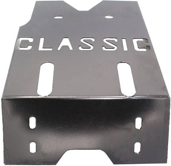 WHEETOYKART Safety Black Engine Guard Classic Designed Mud Protection Steel Engine Guard/Bash Plate/Sump Guard For Royal Enfield Classic, Standard 350...