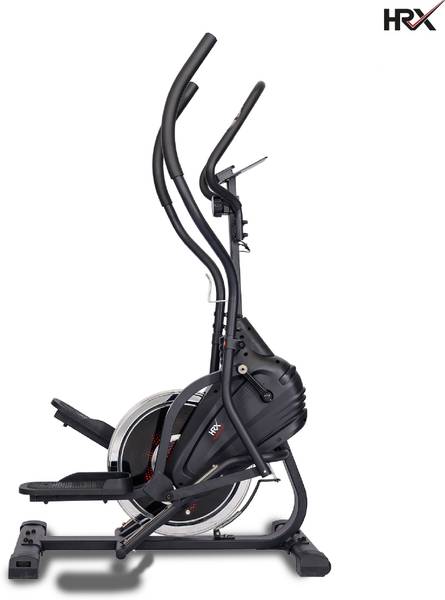 HRX Ignite Pro EB1000 Elliptical Climber with Mid Handlebar with 7Kg Flywheel Upright Stationary Exercise Bike Black Red Price History