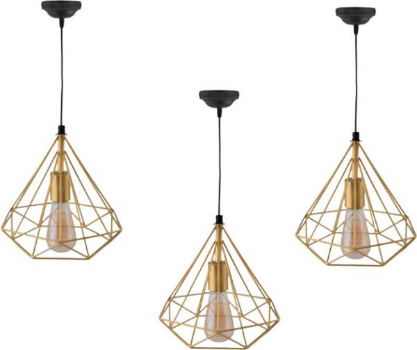 HomesElite Diamond Cluster Pendant Light Decorative Chandelier Roof Light Lamp for Home, Living Room, Bedroom, Hall (Bulb Not Included) Chandelier Cei...
