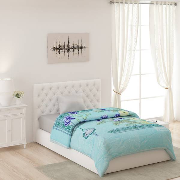 MONTE CARLO Printed Single Mink Blanket for Heavy Winter Price