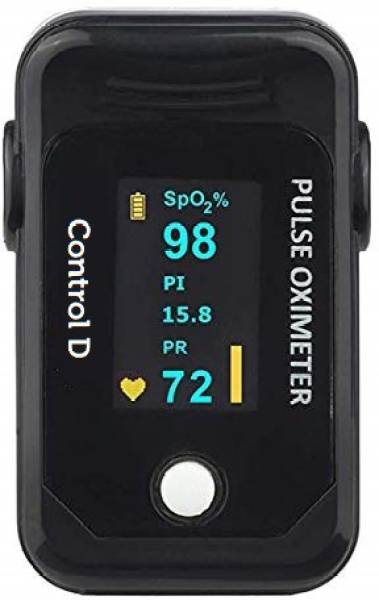 Control D Professional SpO2, PI, Plethmysmogram, Pulse Bar Graph FingerTip Oxy meter Finger Oxygen Saturation Heart Rate Monitor Pulse Oximeter