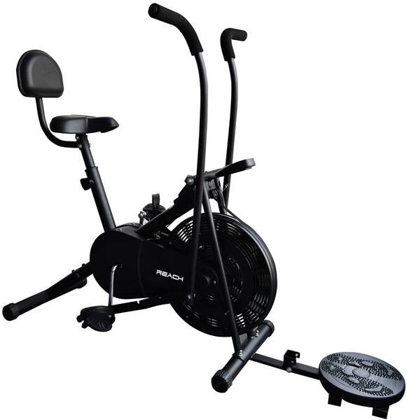 Moving clearance stationary bike