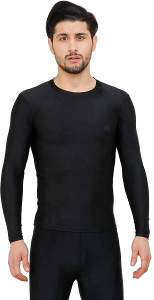 never lose Solid Men Round Neck Black T-Shirt