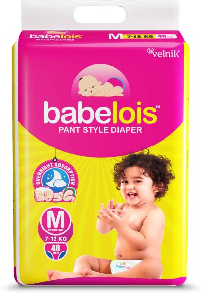 babelois Pant Style Diaper_ Medium Size_ 48 pant - M