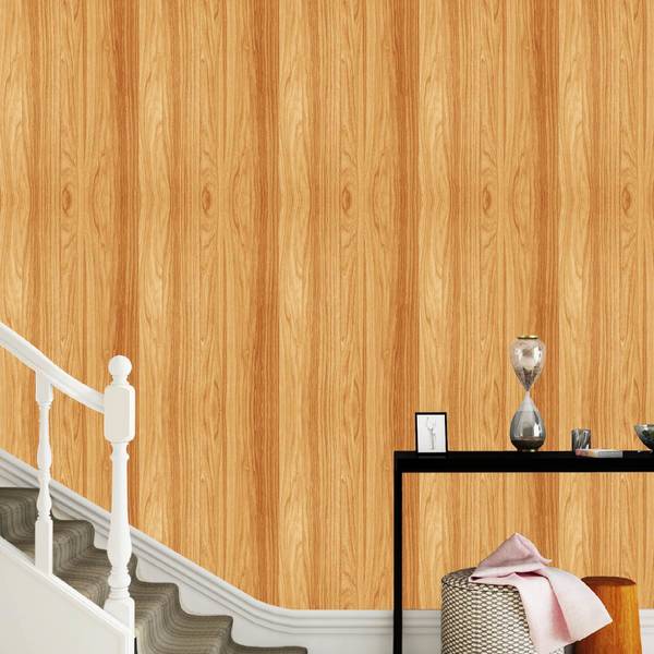 Asian Paints EzyCR8 45 cm Wood Veneer Pattern Self Adhesive Sticker