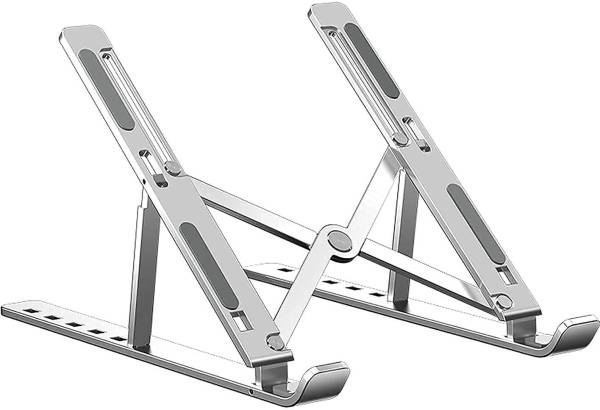 TAHIV Laptop Stand Height Adjustable Lifter Portable Foldable Aluminium for Home Office Invisible Compatible with MacBook Air Pro Lenovo More 10-15.6 ...