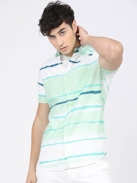 HIGHLANDER Men Printed Casual Multicolor Shirt