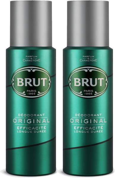 BRUT Original Deodorant Spray for Men Deodorant Spray  -  For Men  (400 ml, Pack of 2)