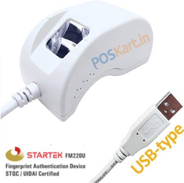 startek FM220U Normal USB Type Cable Payment Device, Time & Attendance