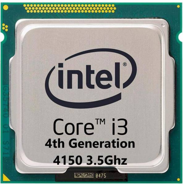 processsor Ultra 3.5 GHz LGA 1150 Intel Core i3 4150 3.5Ghz 4th generation Processor  (Silver)